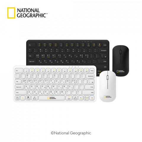 내셔널지오그래픽(National Geographic) 블루투스 무선 PC 액세서리(키보드&마우스)