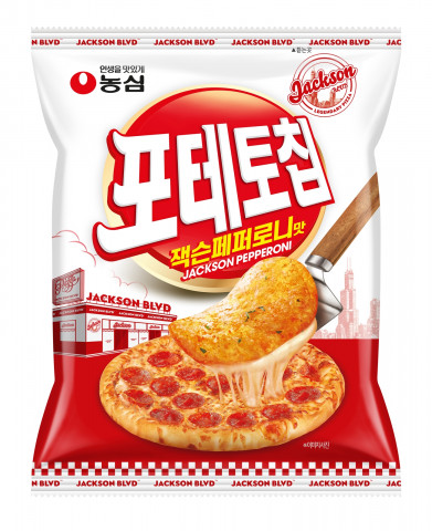 농심, 포테토칩 잭슨페퍼로니맛 출시